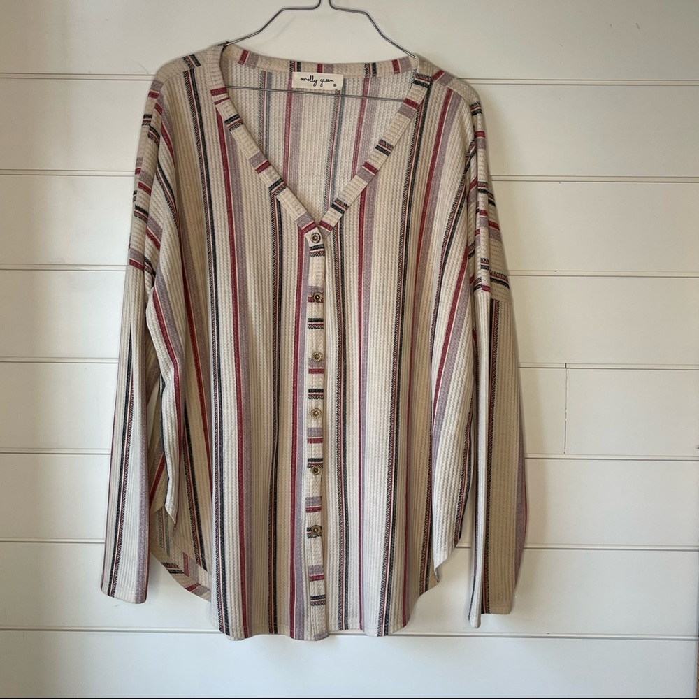 Molly Green Striped Top